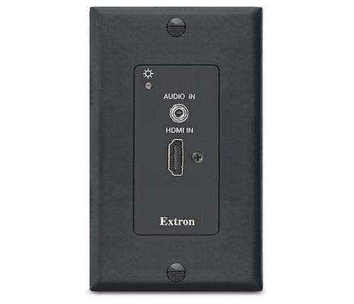 Extron DTP T HWP 4K 331 D Long Distance DTP Transmitter for HDMI - Decorator-Style Wallplate (Black) Video Transmitters Extron