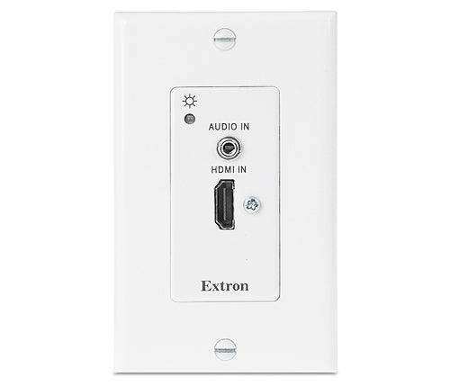 Extron DTP T HWP 4K 331 D Long Distance DTP Transmitter for HDMI - Decorator-Style Wallplate (White) Video Transmitters Extron