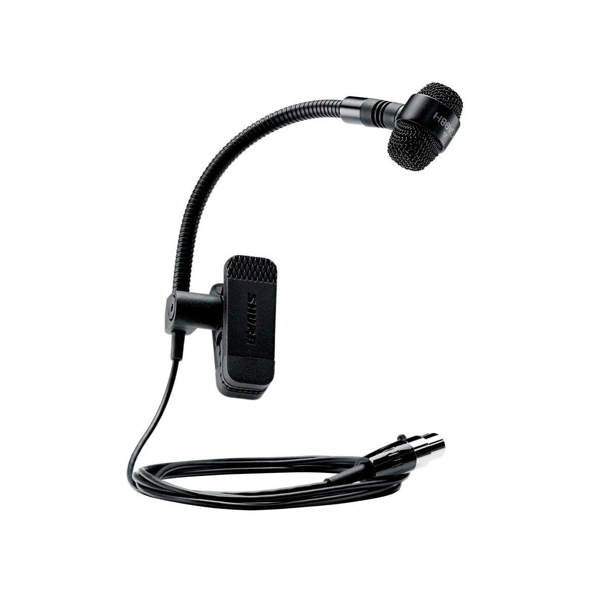 Shure PGA98H-XLR Cardioid condenser gooseneck instrument microphone - XLR-XLR cable Microphones Shure