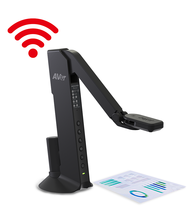 AVer M11WB – Wireless Document Camera with Removable Battery Document Camera AVer