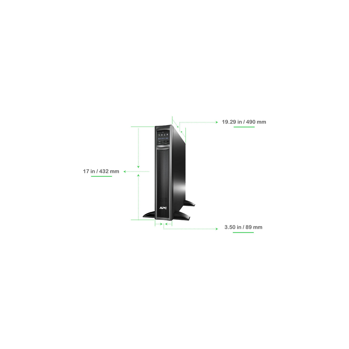 APC Smart-UPS X SMX1000C 1000VA Rack/Tower LCD 120V with SmartConnect Uninterruptible Power Supply APC