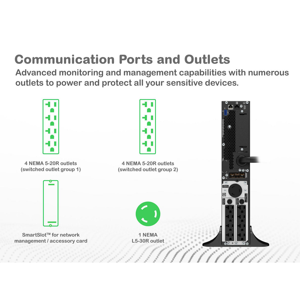 APC Smart-UPS SRT3000XLA 3000VA Sinewave Tower 120V Uninterruptible Power Supply APC