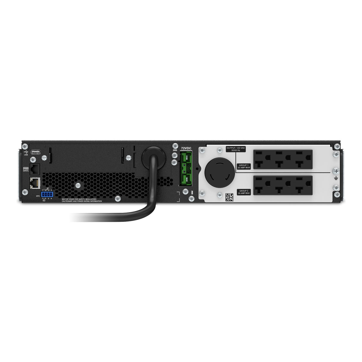 APC Smart-UPS SRT2200RMXLA 2200VA Sinewave RM 2U 120V Uninterruptible Power Supply APC