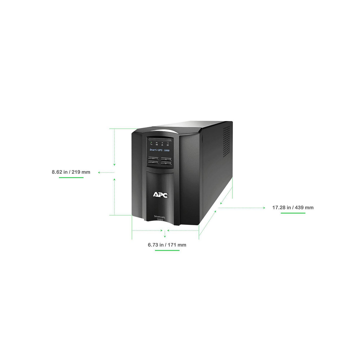 APC Smart-UPS SMT1000C 1000VA LCD 120V with SmartConnect Uninterruptible Power Supply APC