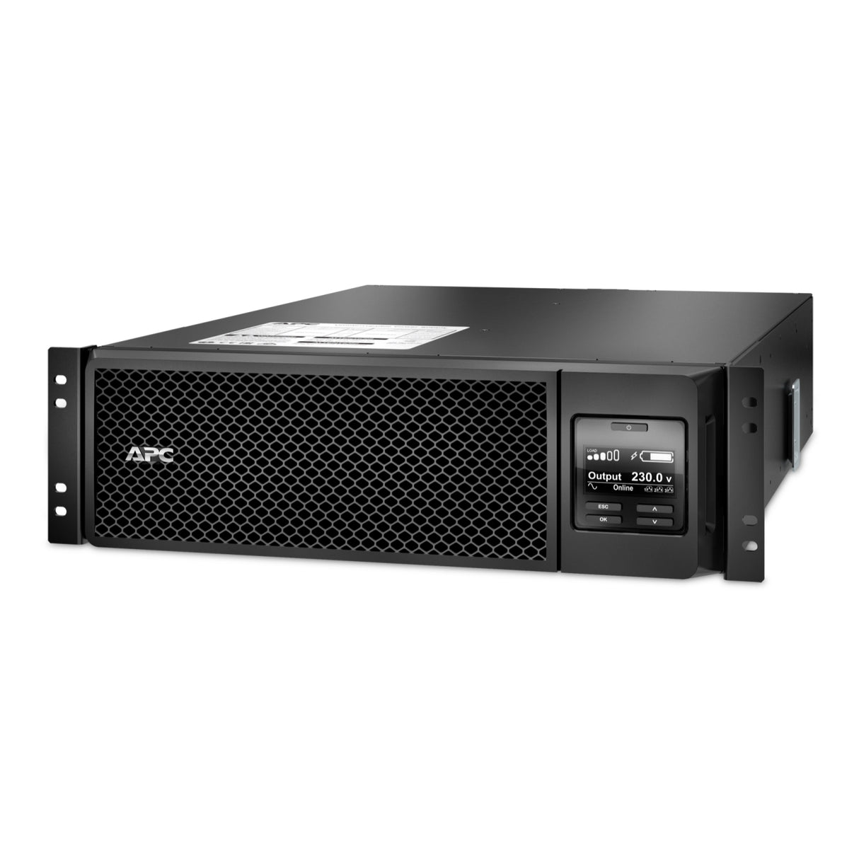APC Smart-UPS On-Line SRT5KRMXLW-HW 5000VA Rackmount 208/230V Hardwire Uninterruptible Power Supply APC