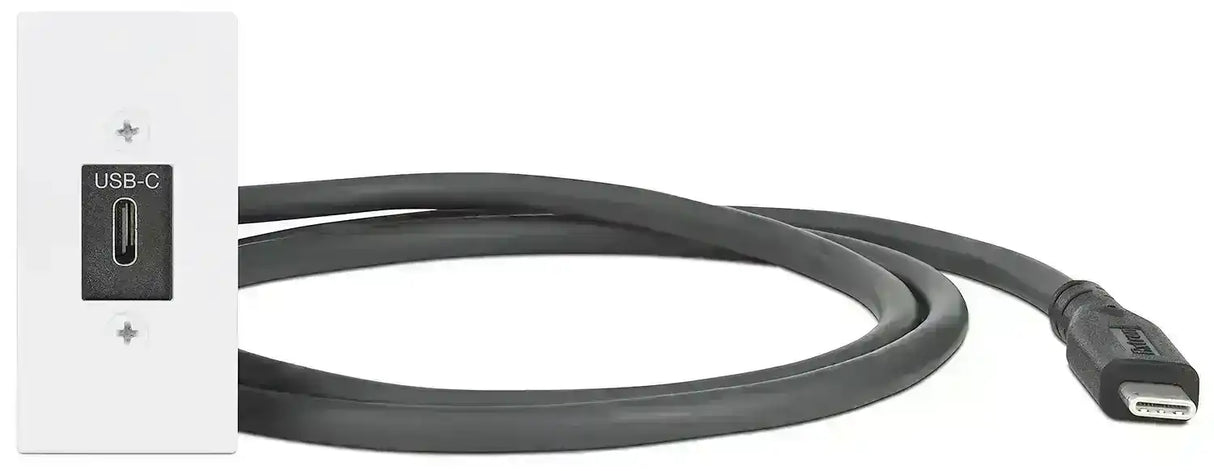 Extron USB-C AVPD 101 Flex55 (1) USB-C Female to Male on Pigtail; White Video Conferencing Extron