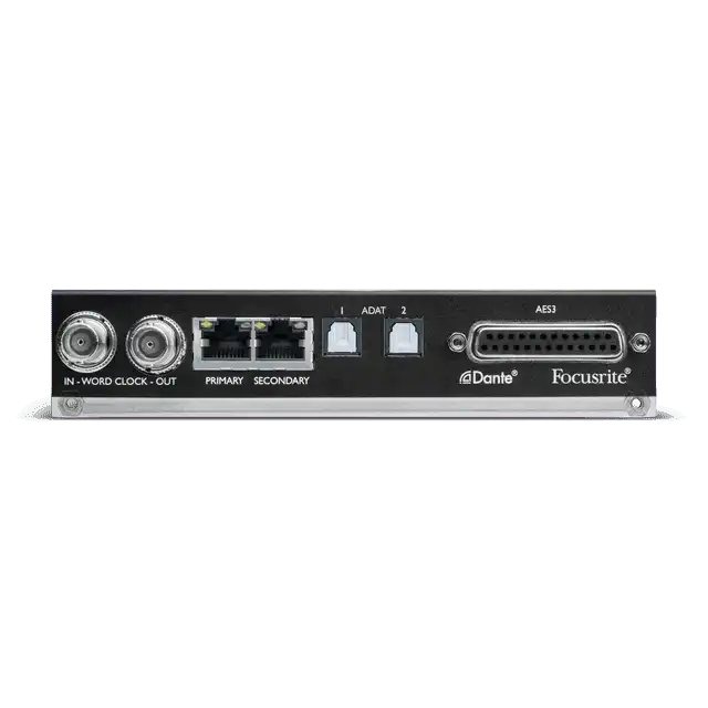 Focusrite ISA ADN8 Eight-channel A-D card for ISA 428 MkII and ISA 828 MkII, including Dante connectivity Electronics Focusrite