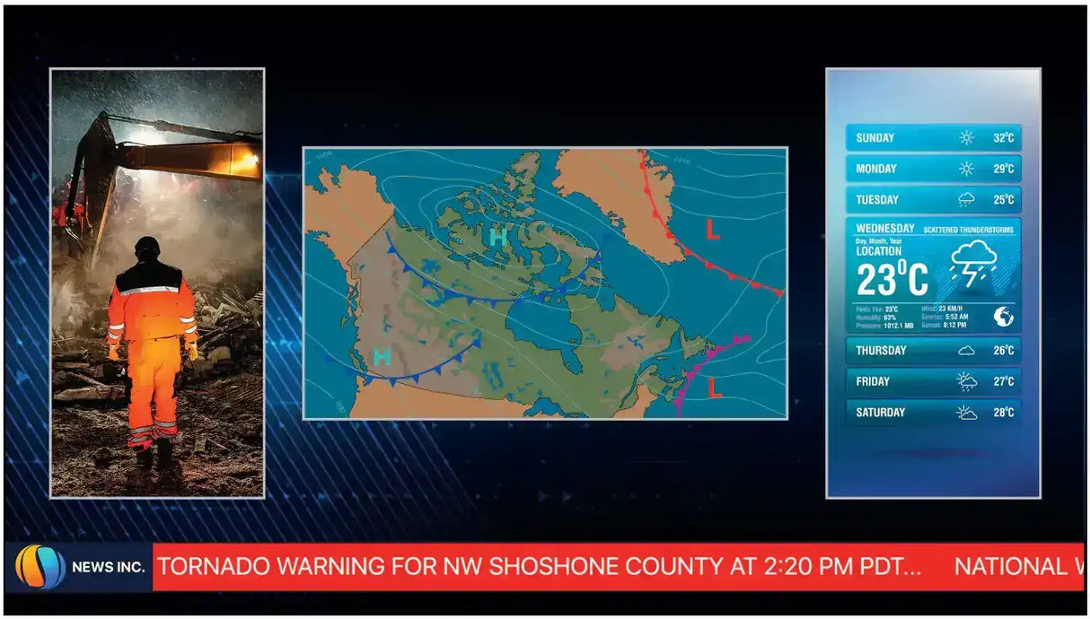 Extron MGP 641 xi Four Windows, with HDMI and 12G-SDI Inputs Video Transmitters Extron