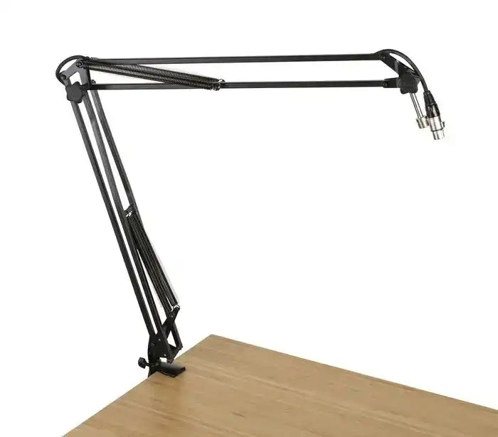 Gator GFWMICBCBM1000 Frameworks Desk-Mounted Broadcast/Podcast Boom Mic Stand Microphone Accessories Gator