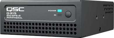 QSC Q-SYS QIO-GP8x8 Network GPIO expander for Q-SYS Room Control QSC