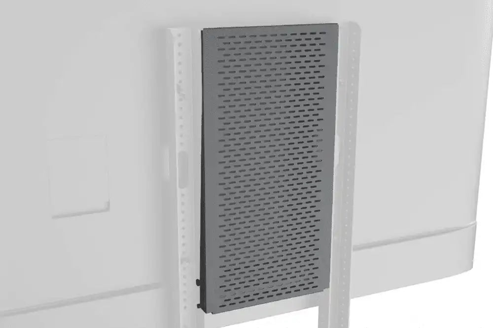 Heckler H708-BG Device Panel XL for Heckler AV Cart (Black Grey) Collaboration Furniture Heckler Design