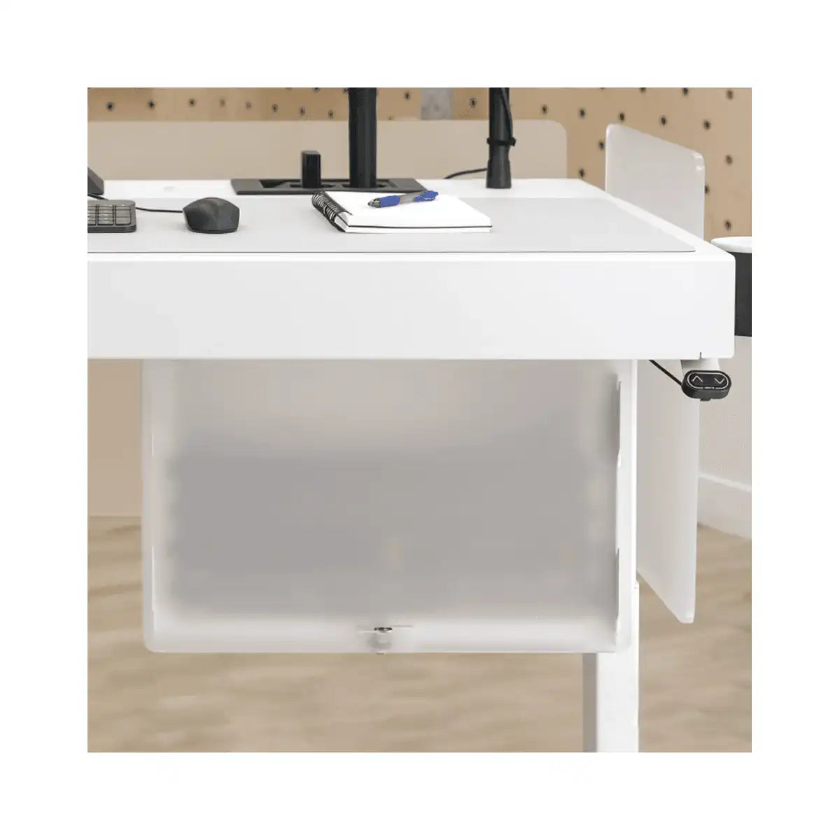 Heckler H903-WT Heckler Lectern Expansion Rack 6U - White Collaboration Furniture Heckler Design