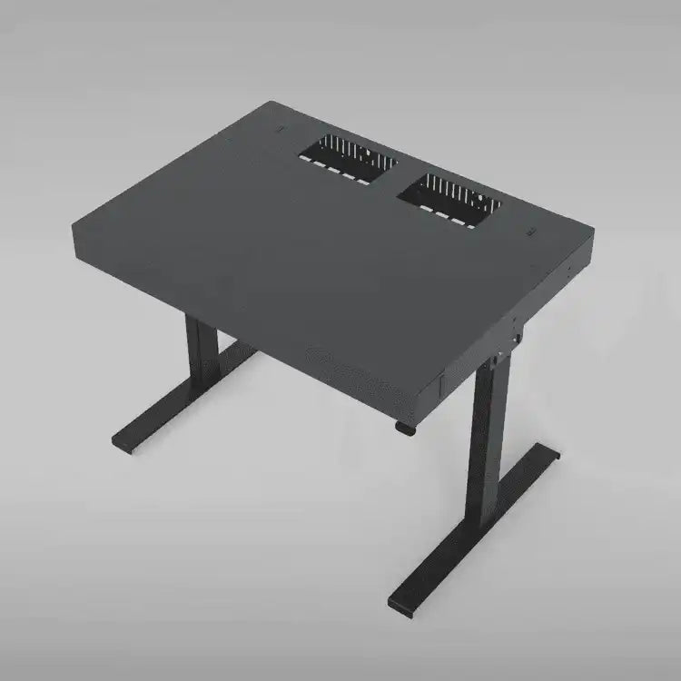 Heckler H920C-BG Lectern 4U with Sit/Stand Components - Black Grey Collaboration Furniture Heckler Design