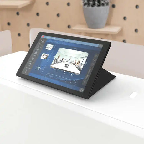 Heckler H928-BK Console Insert for Q-SYS-TSC-70-G3 and Q-SYS-TSC-101-G3 Collaboration Furniture Heckler Design