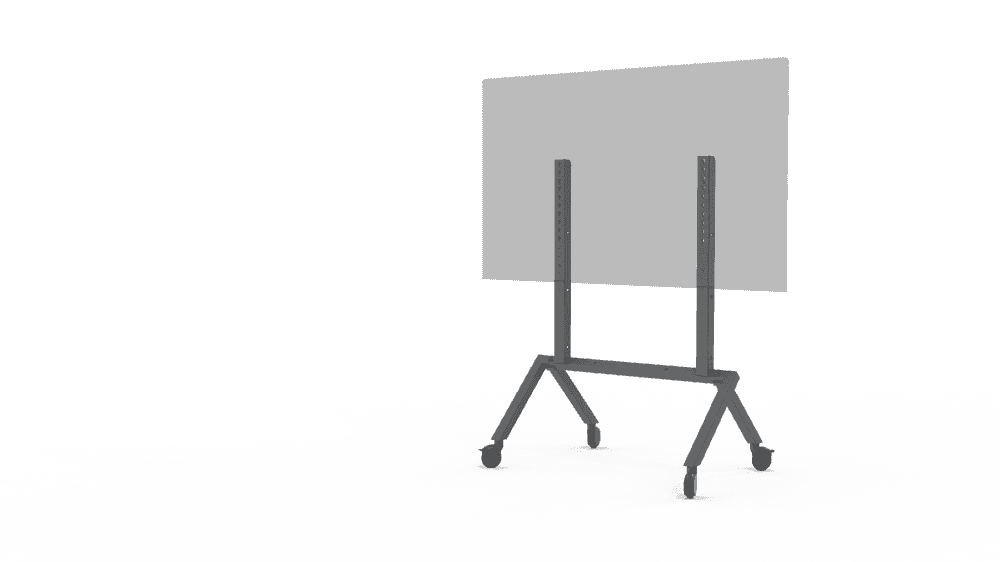 HecklerAV Cart for DTEN D7 75" Display - H710BG Collaboration Furniture Heckler Design