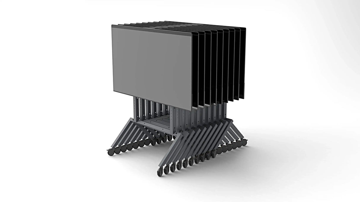 HecklerAV Cart for DTEN D7 75" Display - H710BG Collaboration Furniture Heckler Design