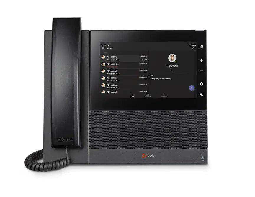 HP POLY CCX 600 Business Media Phone. Open SIP. Ships with NA power supply - 84C17AA#ABA Conference Phones Poly