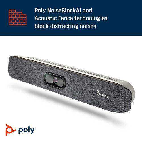 HP POLY Poly Studio X30 - video conferencing kit - TAA Compliant - with Poly TC8 - 842V4AA#ABA Video Conferencing Poly