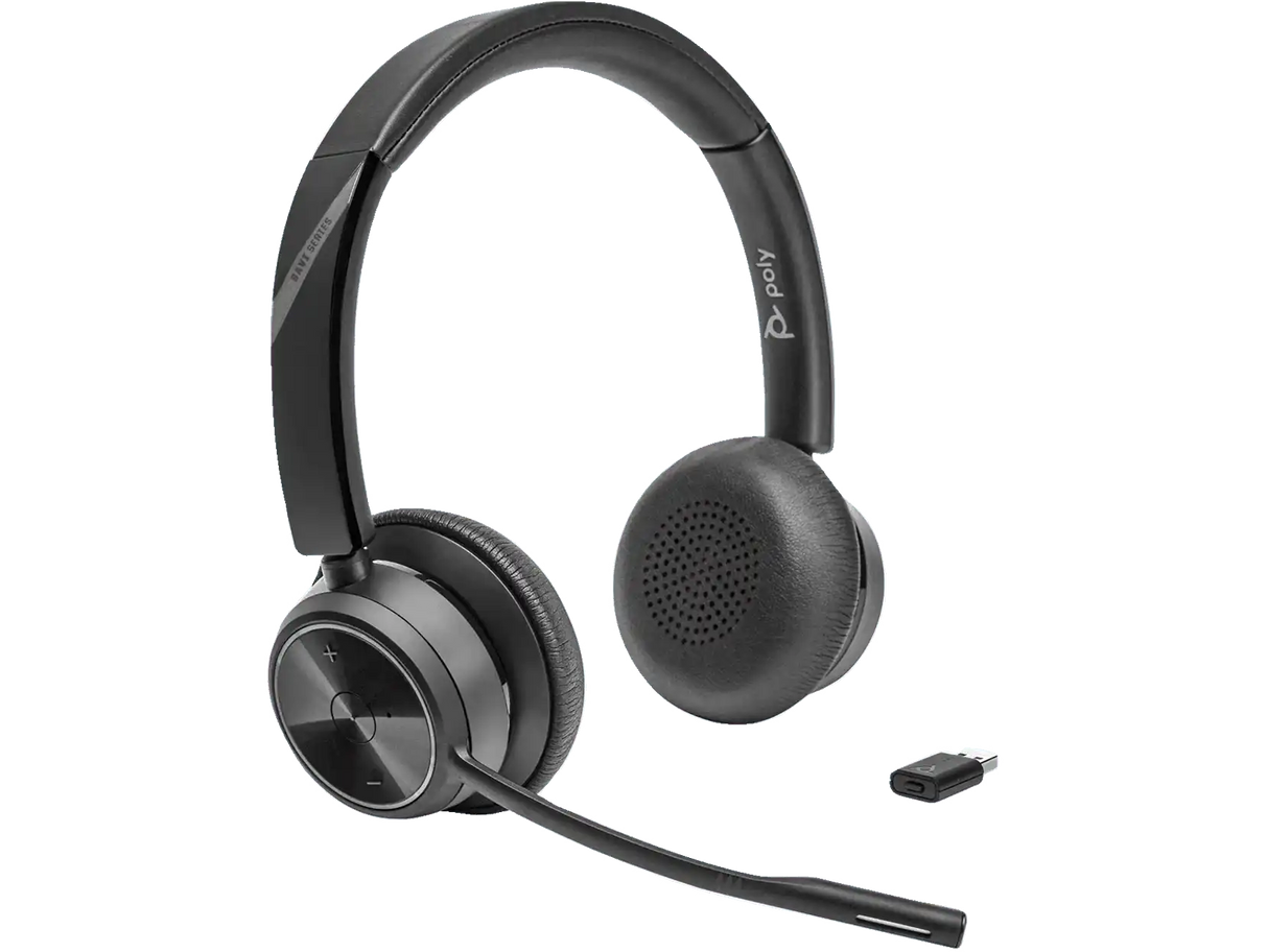 HP POLY Savi 7320 UC Stereo DECT 1920-1930 MHz Headset - 8L549AA#ABA Conference Phones Poly