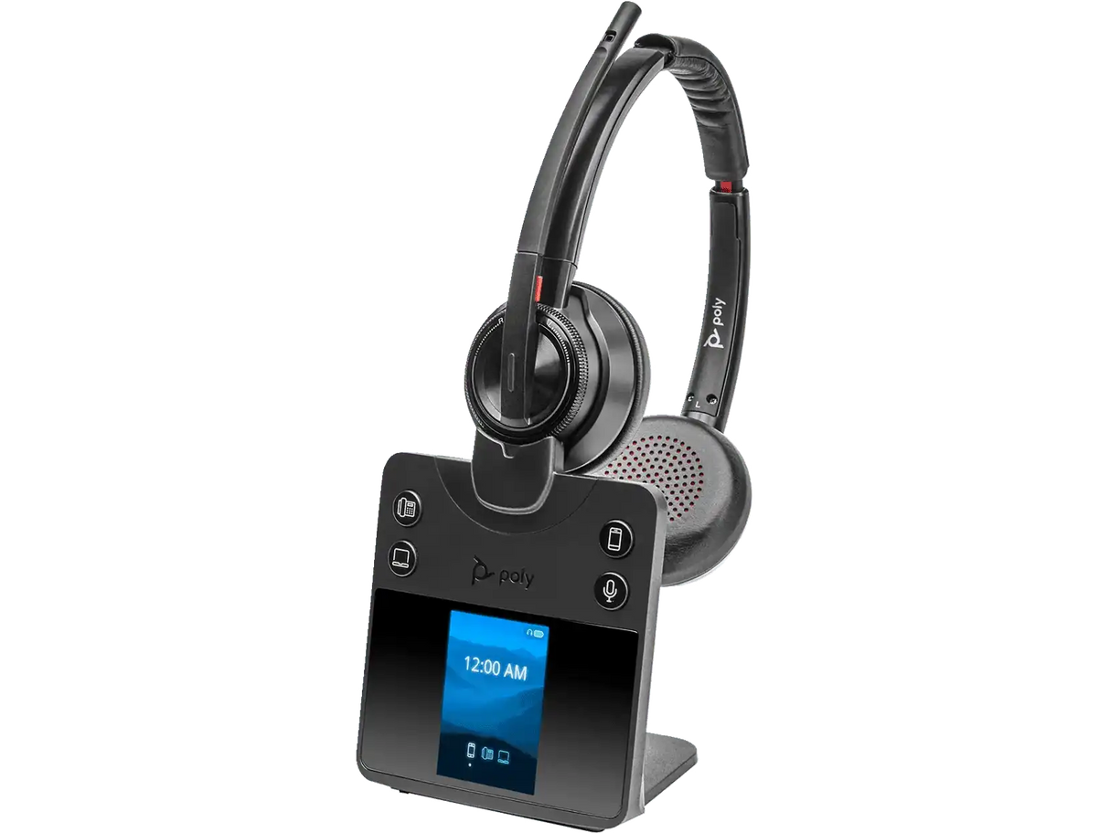 HP POLY Savi 8420 Office Stereo DECT 1920-1930 MHz Headset - 8L7F2AA#ABA Conference Phones Poly