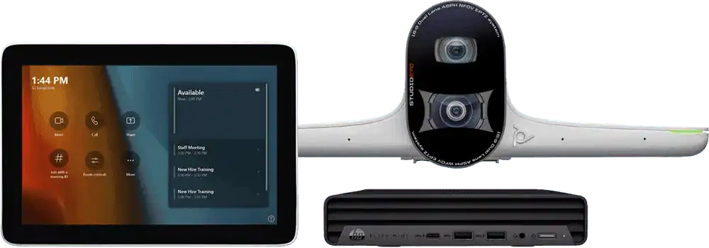 HP POLY Studio Large Room Kit for Microsoft Teams (Studio E70, GC8, HP Mini Conferencing PC) Video Conferencing Poly