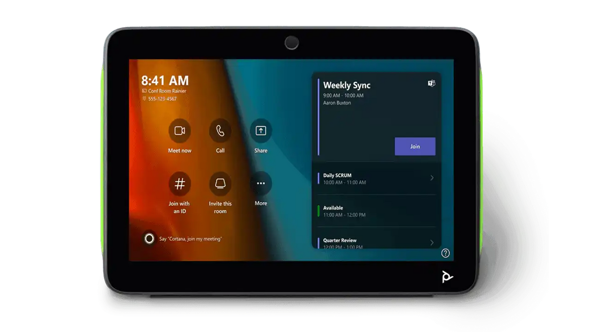 HP POLY Studio X52 Video conferencing kit with Poly TC10 for Medium Rooms - 8D8L1AA#ABA Video Conferencing Poly