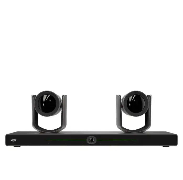 Crestron IV-CAM-I12D-B Crestron 1 Beyond i12D Intelligent 4K Dual Camera Speaker Tracking Solution, 12x Optical Zoom, Moon Gray Video Conferencing Crestron