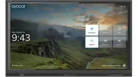 Avocor E-50 Series 75" UHD 4K Touchscreen Commercial Display - AVE-7550 Interactive Displays Avocor