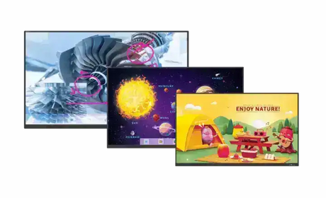 Avocor S Series AVS-7510E 75" UHD 4K Touchscreen Commercial Monitor Interactive Displays Avocor