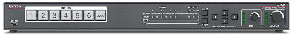 Extron IN1806 Six Input 4K/60 Seamless Presentation Switcher Room Control Extron