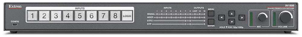 Extron IN1808 Series Eight Input 4K/60 Seamless Presentation Switchers Room Control Extron