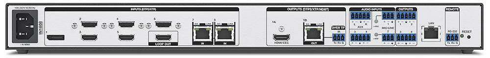 Extron IN1808 Series Eight Input 4K/60 Seamless Presentation Switchers Room Control Extron