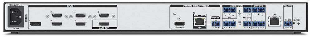 Extron IN1806 Six Input 4K/60 Seamless Presentation Switcher Room Control Extron