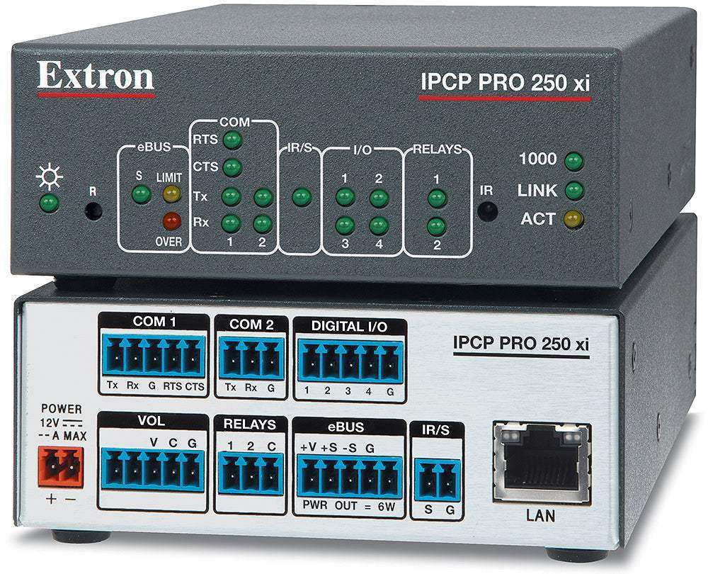 Extron IPCP Pro 250 xi IPCP Pro xi Control Processor Room Control Extron