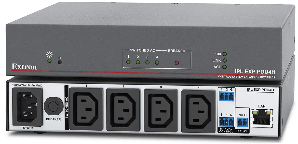 Extron IPL EXP PDU4H Four IEC Outlets with Edison Cable Kit Video Extron