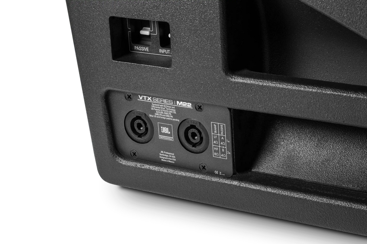 JBL VTX M-Series VTX M22 Dual 12-inch Professional Stage Monitor Speakers JBL Professional