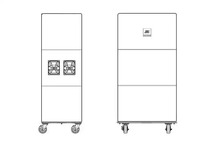 JBL VTX M-Series VTX-S25-VT-CVR Vertical Transporter Cover Speakers JBL Professional