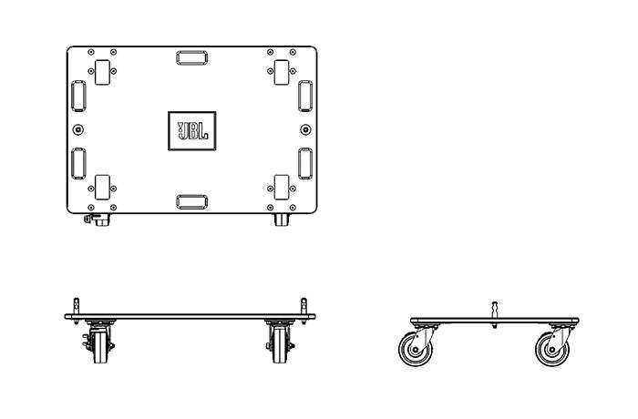 JBL VTX M-Series VTX S25 VT Vertical Transporter Speakers JBL Professional