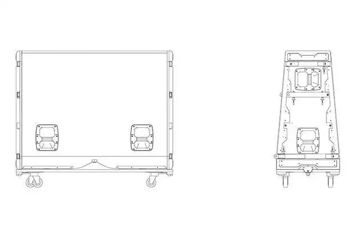 JBL VTX M-Series VTX-S28-ACC Accessory Cover and Castorboard Speakers JBL Professional