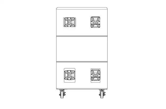 JBL VTX M-Series VTX-S28-VT-CVR Vertical Transport Cover Speakers JBL Professional