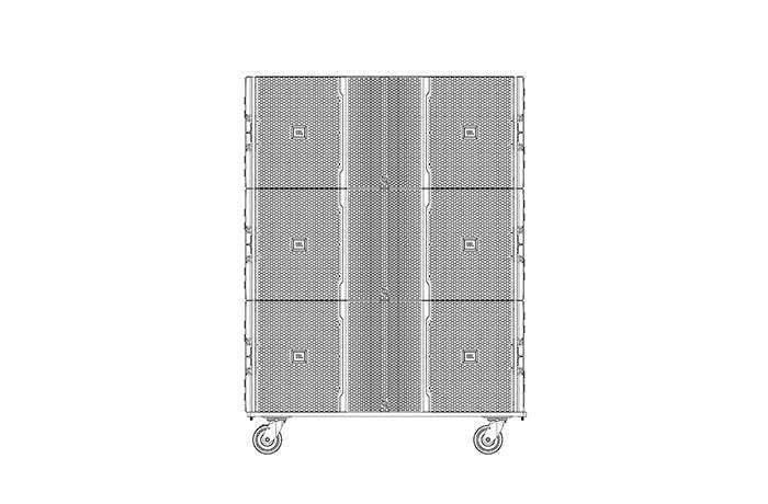 JBL VTX M-Series VTX-S28-VTC Vertical Transporter Speakers JBL Professional
