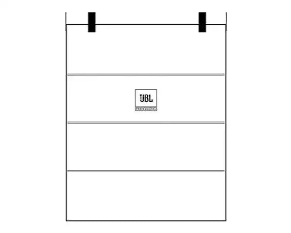 JBL VTX M-Series VTX V20 VT CVRW Vertical Transporter Cover Wrap Speakers JBL Professional