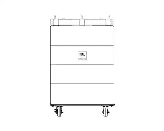 JBL VTX M-Series VTX V20 VT CVRW Vertical Transporter Cover Wrap Speakers JBL Professional