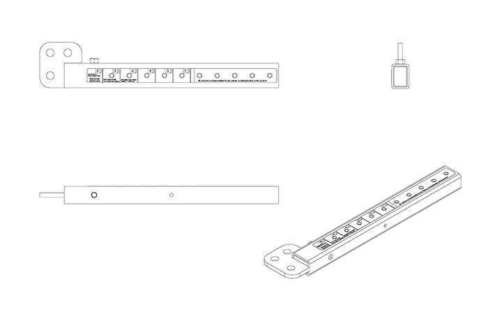 JBL VTX M-Series VTX-V25-AF-EB Array Frame Extension Bar Speakers JBL Professional