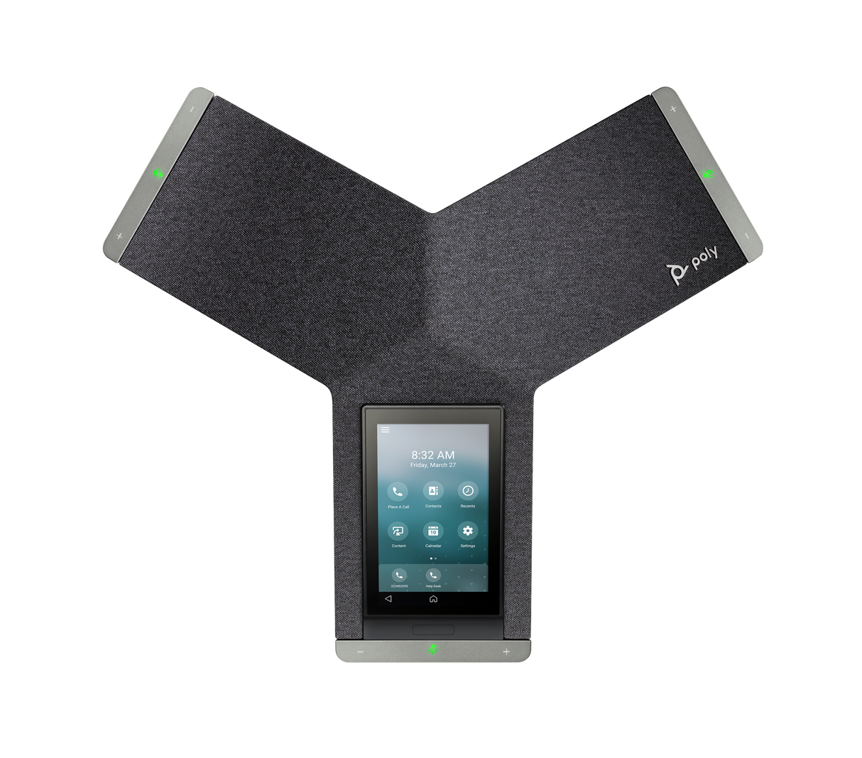 Poly Trio C60 IP Conference Phone and PoE-enabled No Radio GSA/TAA Poly Voice Poly