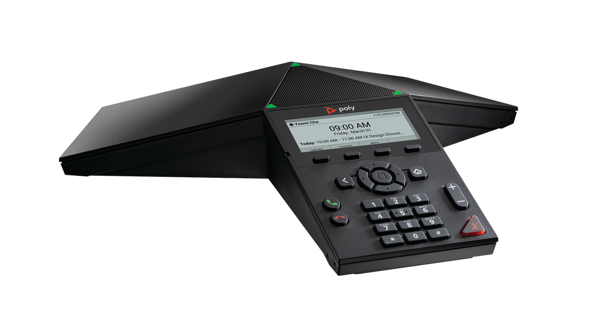Poly Trio 8300 IP Conference Phone and PoE-enabled No Radio GSA/TAA Poly Voice Poly