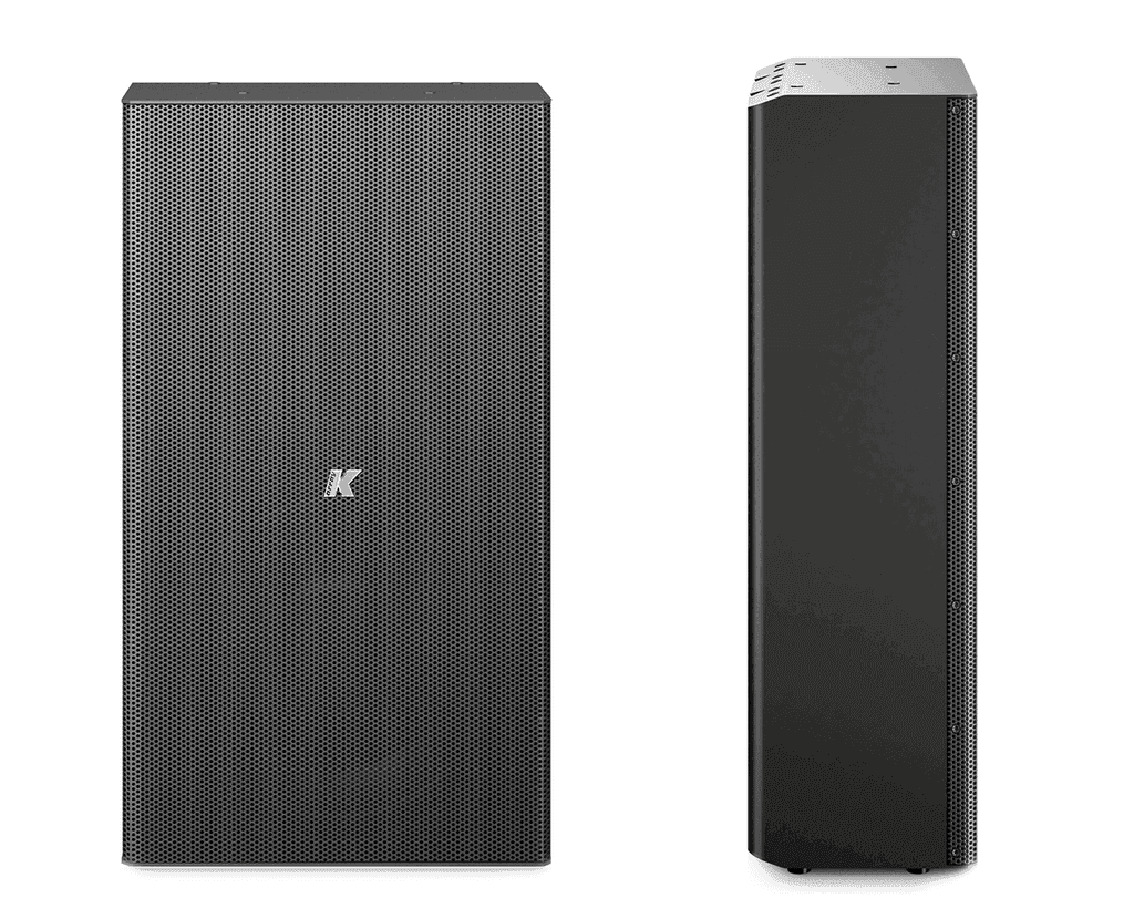 K-Array Domino KF210 10" passive, 4/16, stainless steel, full-range speaker (Black) Speakers K-Array
