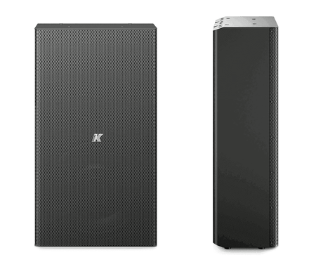 K-Array Domino KF210 10" passive, 4/16, stainless steel, full-range speaker (Black) Speakers K-Array