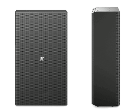 K-Array Domino KF212 12" passive, 8Ω, stainless steel, full-range speaker (Black) Speakers K-Array