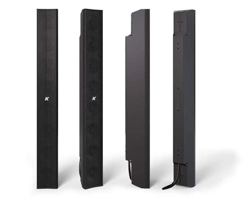 K-Array Kayman KY102-EBS 100cm-long, Electronic Beam Steering array element with 8x4" cones (connecting hardware NOT included, Black) Speakers K-Array